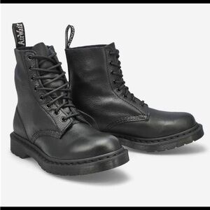 Black Leather doc martens Boots